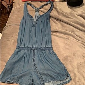 Denim Romper